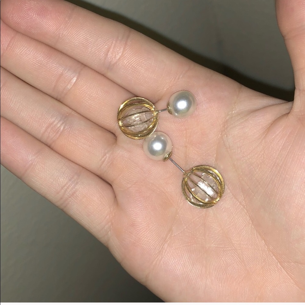 Pearl earrings